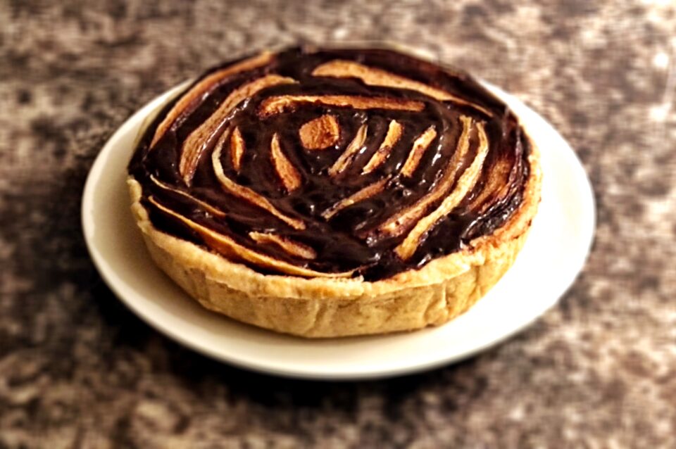 Pear Chocolate Tart